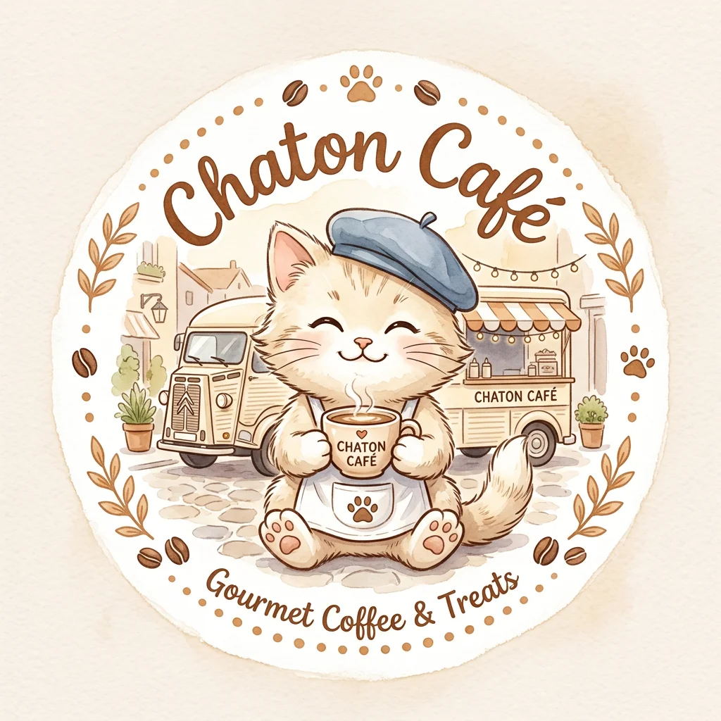 Chaton Café ロゴ